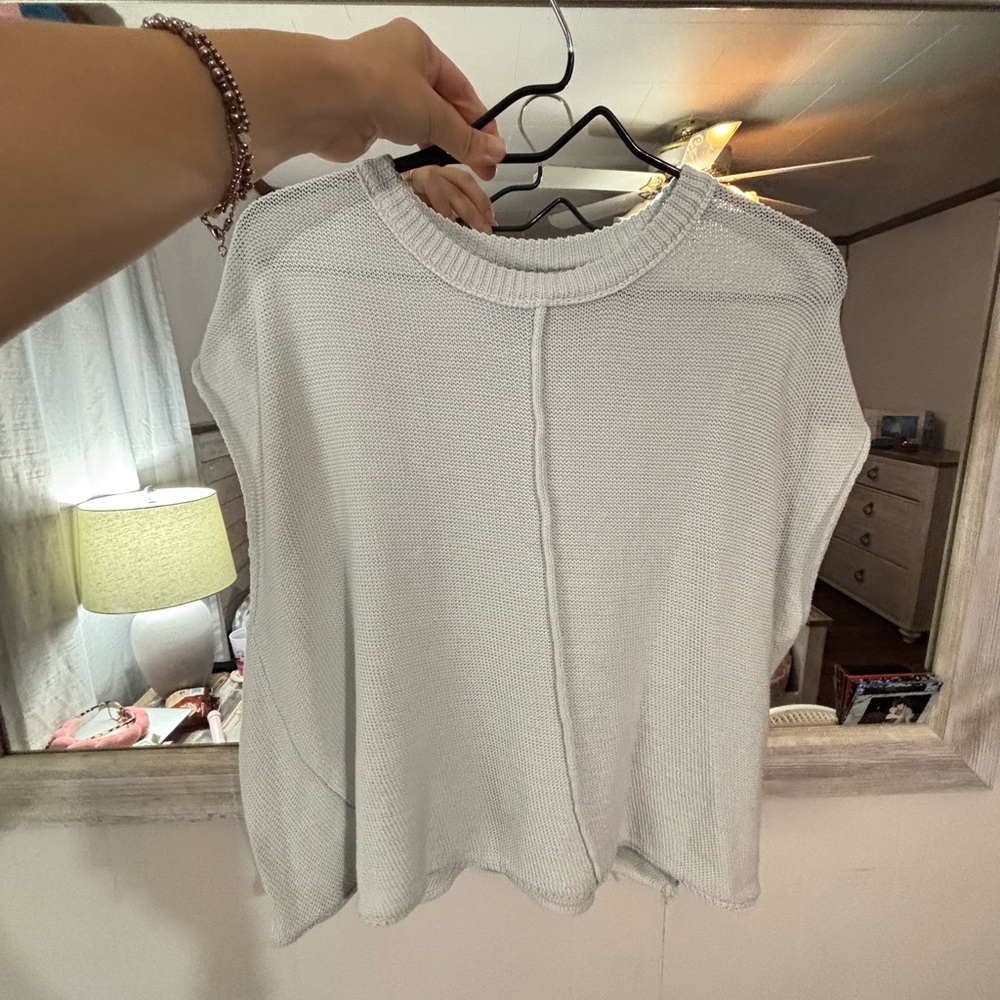 Elegant White Knit Top